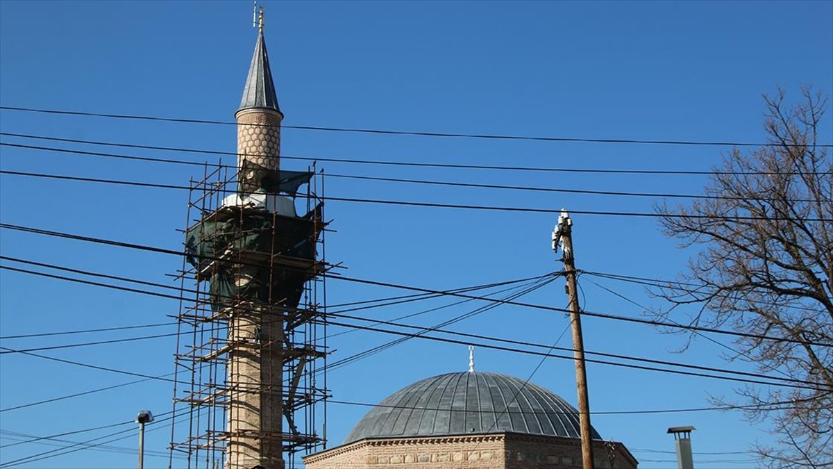 Kuzey Makedonya'nın Manastır şehrindeki Hacı Mahmud Bey Camisi'nin restorasyonu bitti