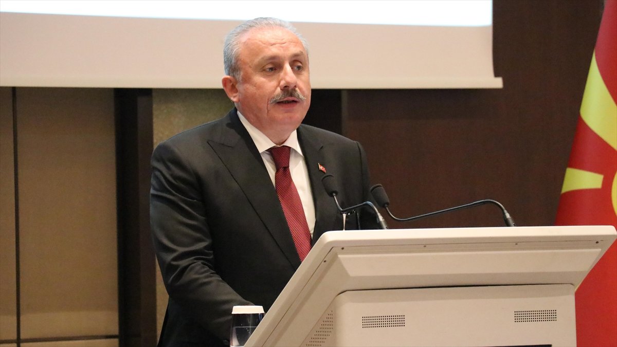 TBMM Başkanı Şentop: Bizi ezelden ebede kadar bir millet halinde koruyan, birbirimize bağlayan Türkçedir
