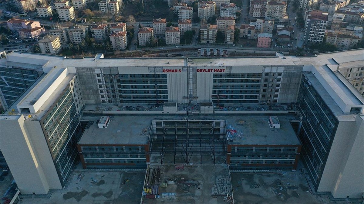 Bursa'da 1315 yataklı devlet hastanesi inşaatının yüzde 80'i tamamlandı