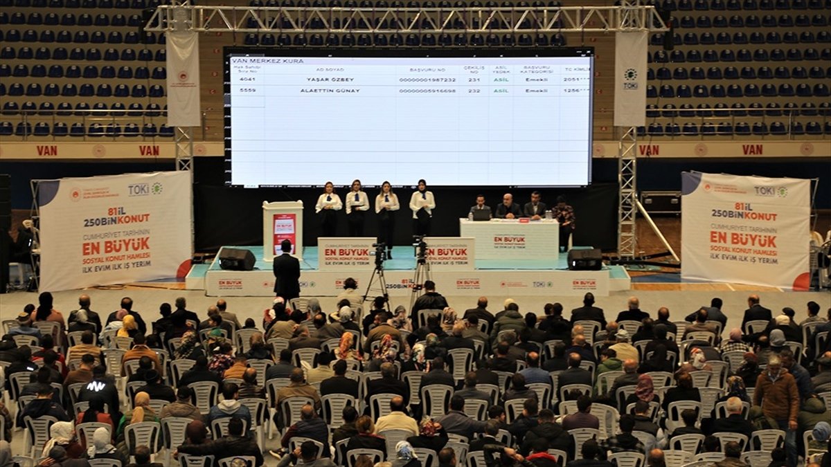 “İlk Evim, İlk İş Yerim” projesinde 67 günde 58 ilin kura çekimi tamamlandı