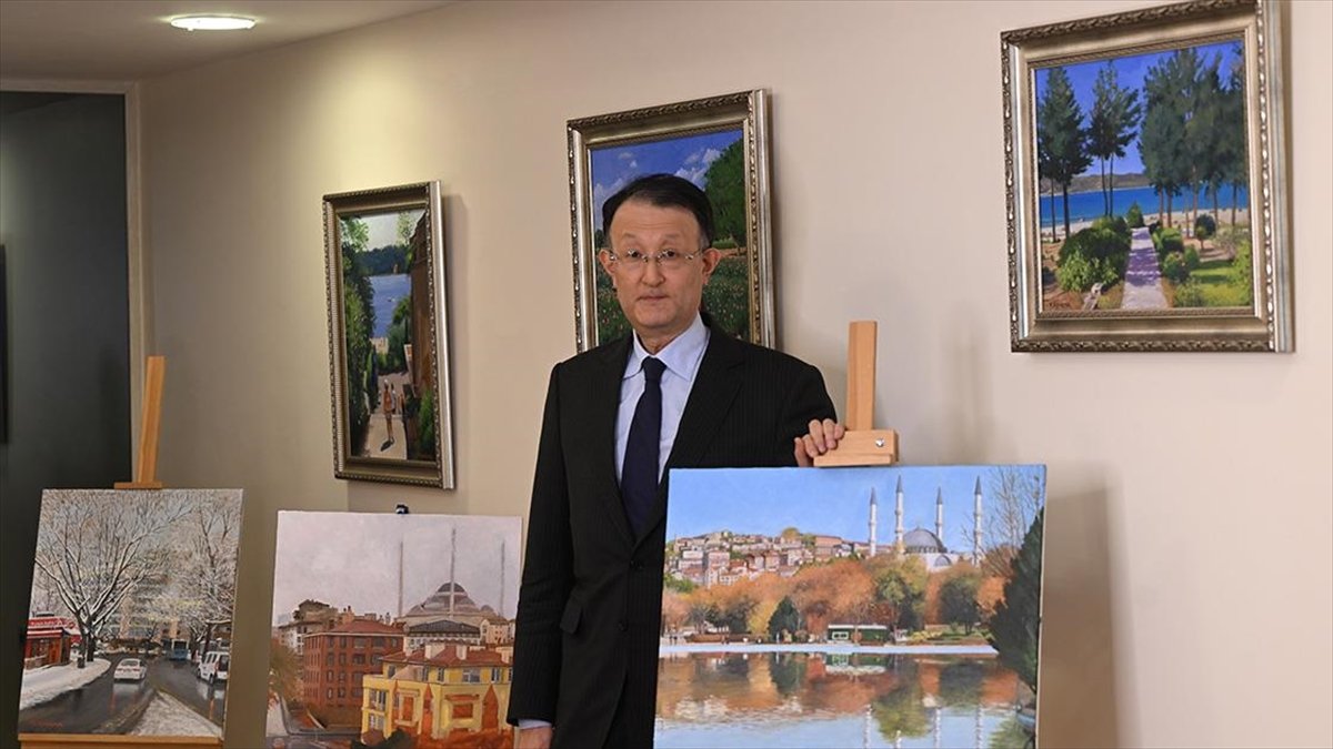 Japon diplomat Aoyama'nın resimle “manevi eğitim” yolculuğu