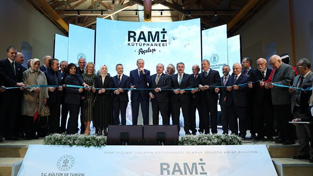 Rami Kütüphanesi açıldı