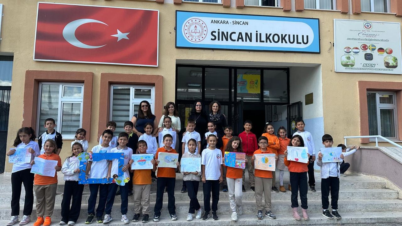 Sincan İlkokulu "S.O.S" projesine hibe aldı
