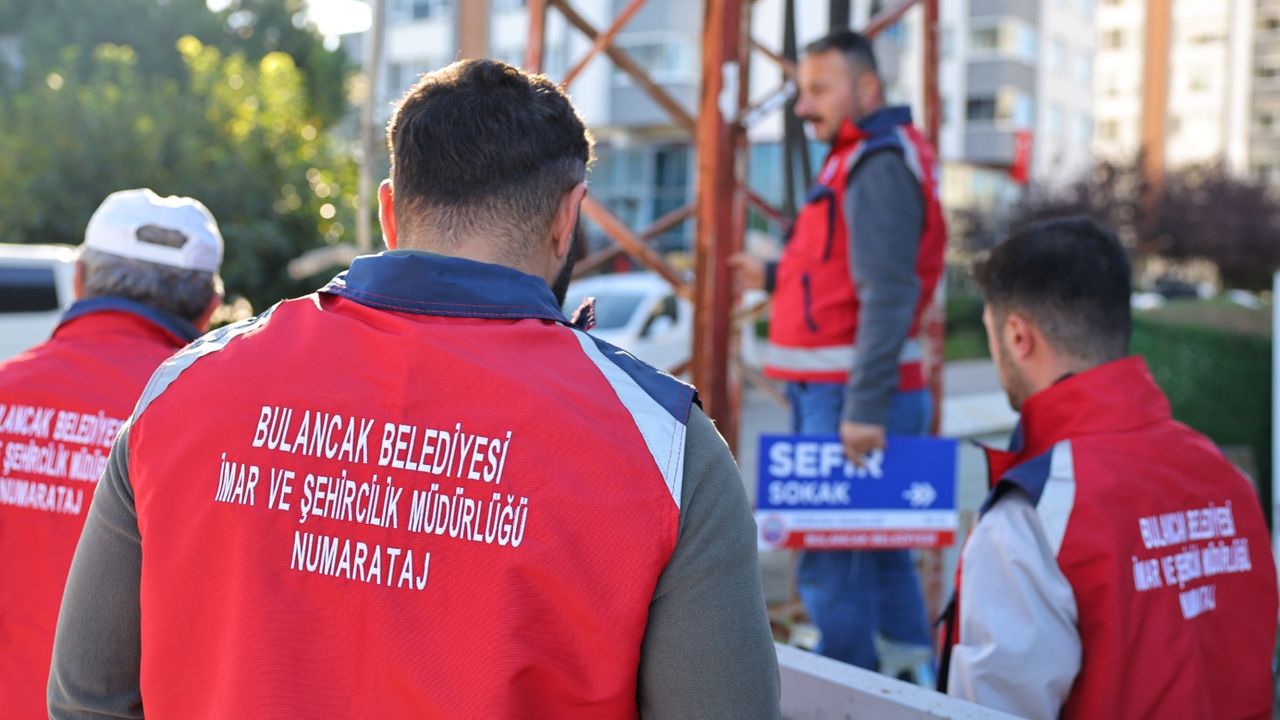 Bulancak'ta cadde sokak numaraları güncelleniyor