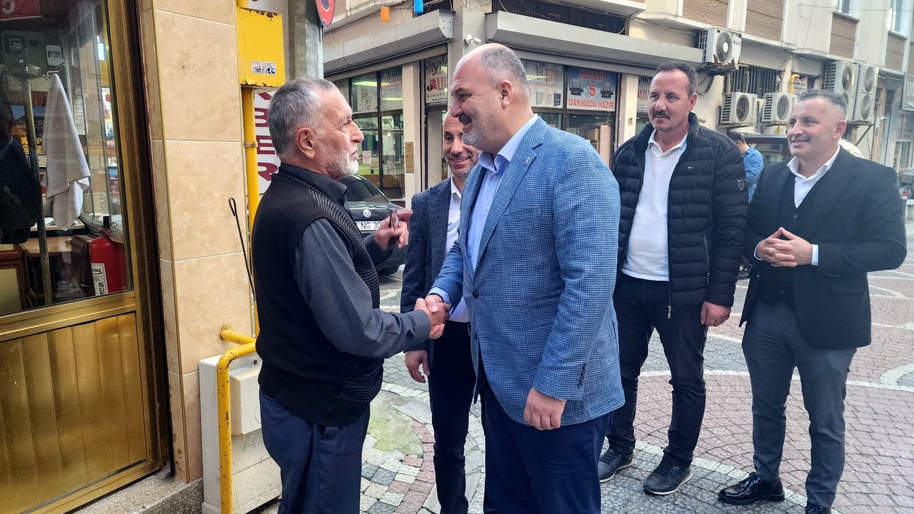 AK Parti Giresun İl Başkanı Mete Bahadır Yılmaz Bulancak ziyaret etti
