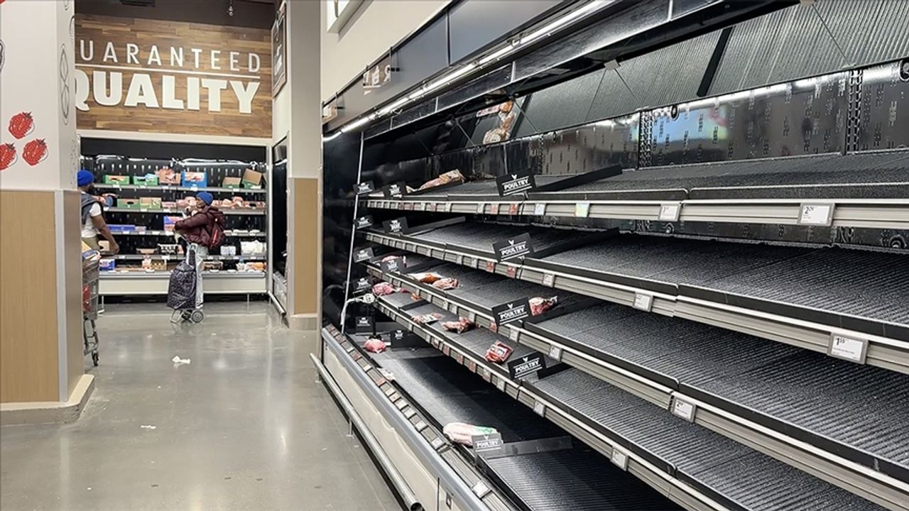 Kutup soğuğu alarmı verilen ABD’de marketlerde raflar boşaldı