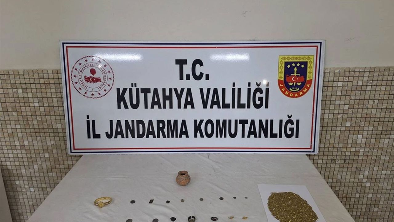 Kütahya’da Roma ve Bizans dönemine ait tarihi eserler ele geçirildi