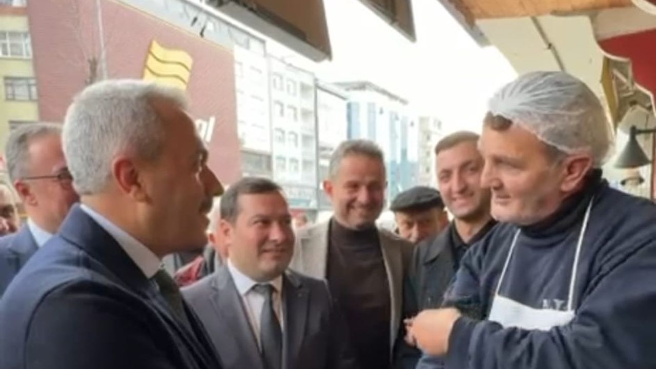 Maduro çıkışıyla gündem olan esnafı Vali Baydaş ziyaret etti