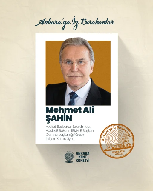 AKK Ankara'ya İz Bırakanların konuğu Mehmet Ali Şahin oldu