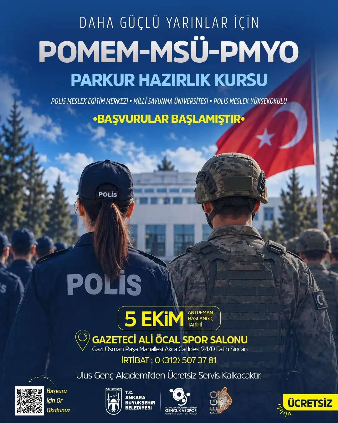 ABB'den POMEM, MSÜ ve PMYO adaylarına ücretsiz parkur hazırlık kursu