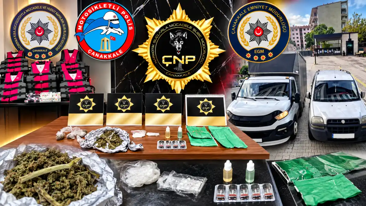 Çanakkale'de huzur operasyonu: 26 aranan şahıs yakalandı, 10 tutuklama