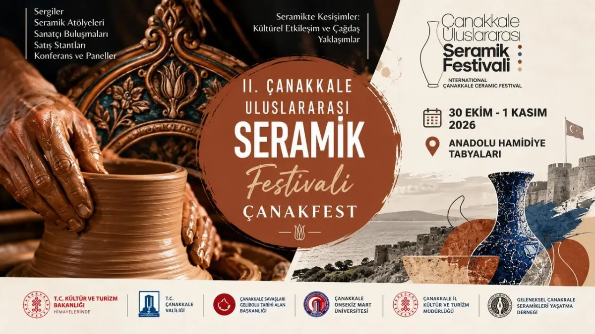 ÇANAKFEST, seramik sanatının önemli isimlerini Çanakkale’de buluşturacak