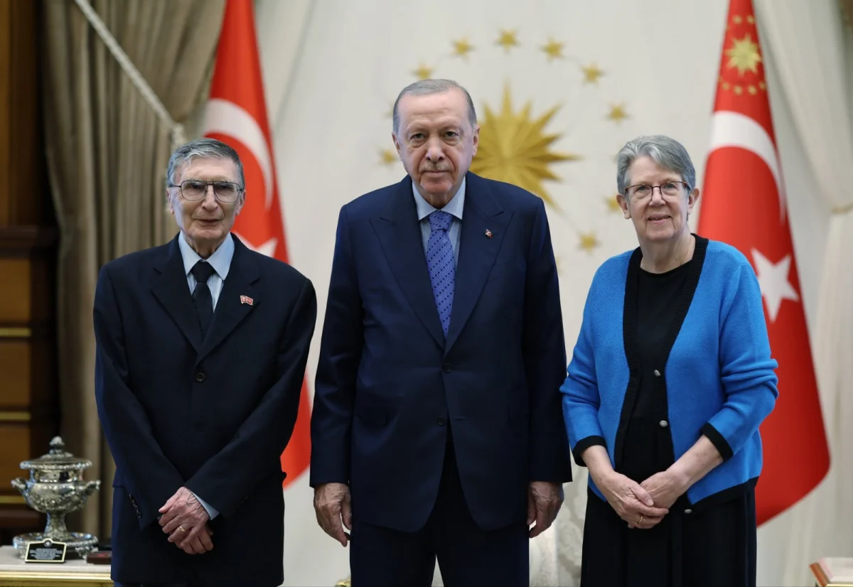 Cumhurbaşkanı Erdoğan, Nobel ödüllü Aziz Sancar ile görüştü