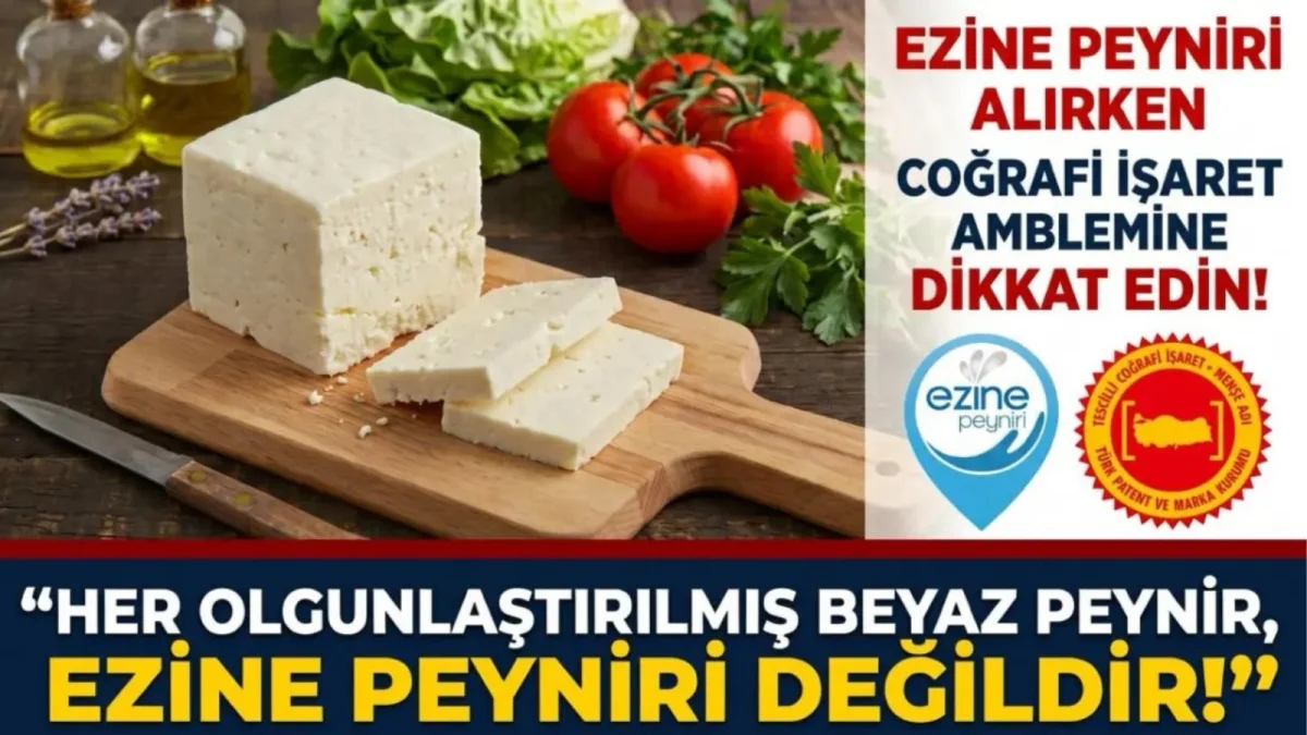 Ezine Peyniri için uluslararası mücadele: “Her olgunlaştırılmış beyaz peynir, Ezine Peyniri değildir!”