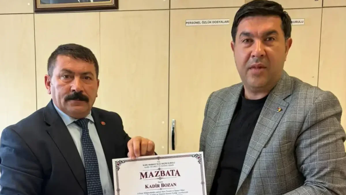 KTSO Başkanı Kadir Bozan mazbatasını teslim aldı