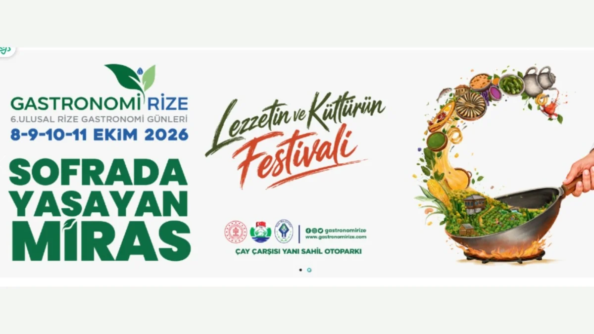 Rize'de gastronomi sadece sofrada değil, hayatın her yerinde